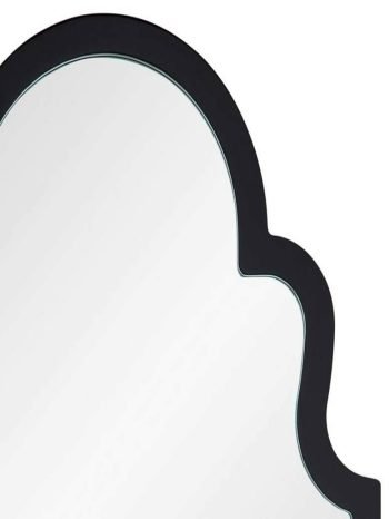 BLACK ARCH DECORATIVE MIRROR