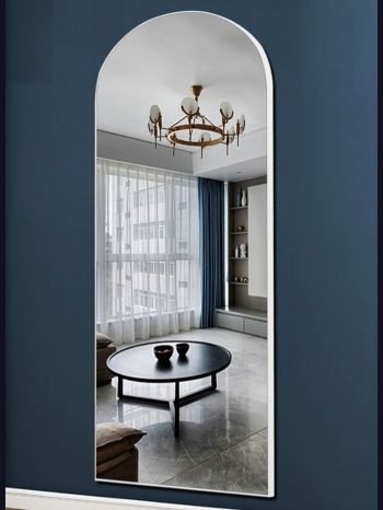 WHITE FULL LENGTH METAL MIRROR